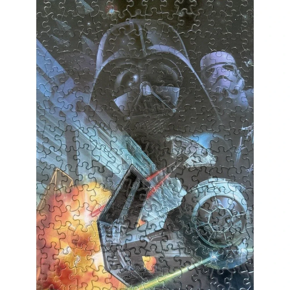 Vintage 1995 Star Wars A New Hope 550 Piece Puzzle Complete Milton Bradley